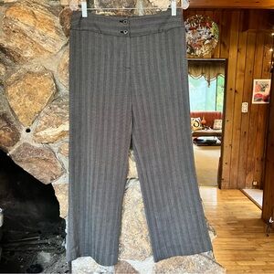 Jones New York Black and White Textured Pants